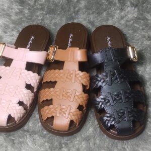 Sandal Wanita Slop Jelly Tali Kepang Premium