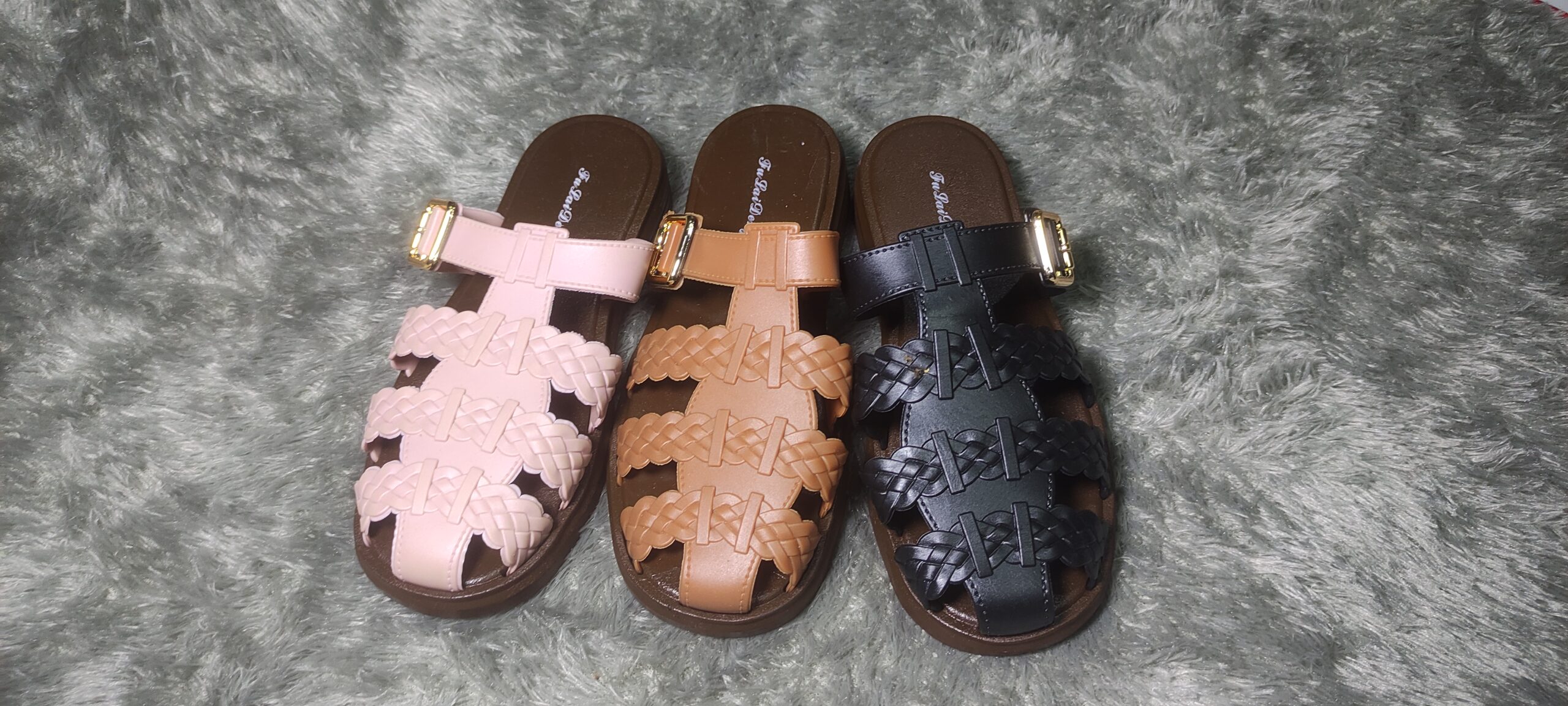 Sandal Wanita Slop Jelly Tali Kepang Premium